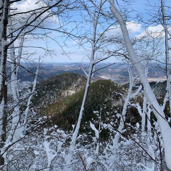 ココもわかりやすい
奥が前岳（474ピーク）