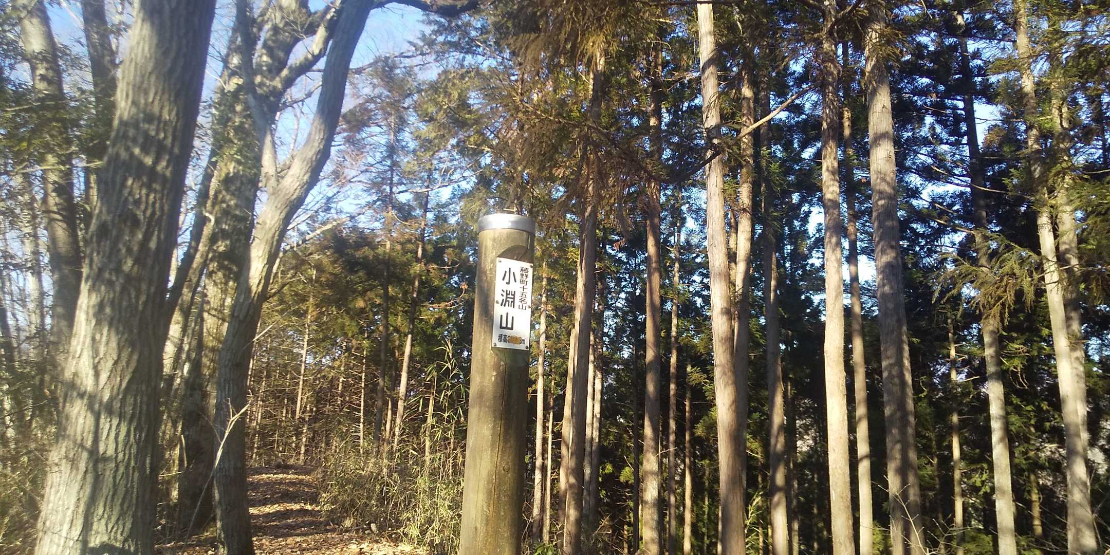 ２座目、小渕山を頂きました❗️