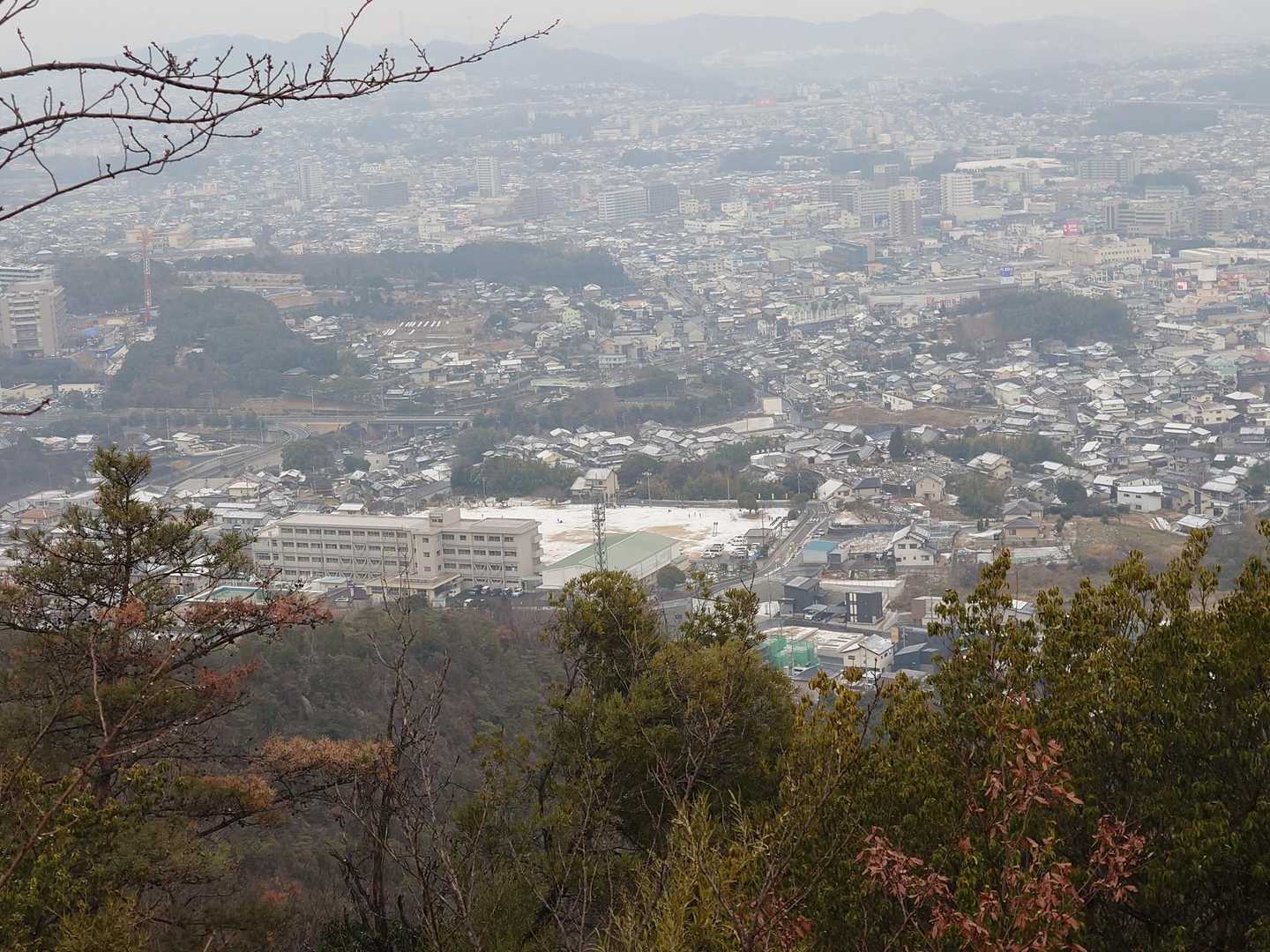 薄っすら雪化粧