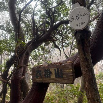 喋り倒して通り過ぎてしまった😅
衣掛山⛰️