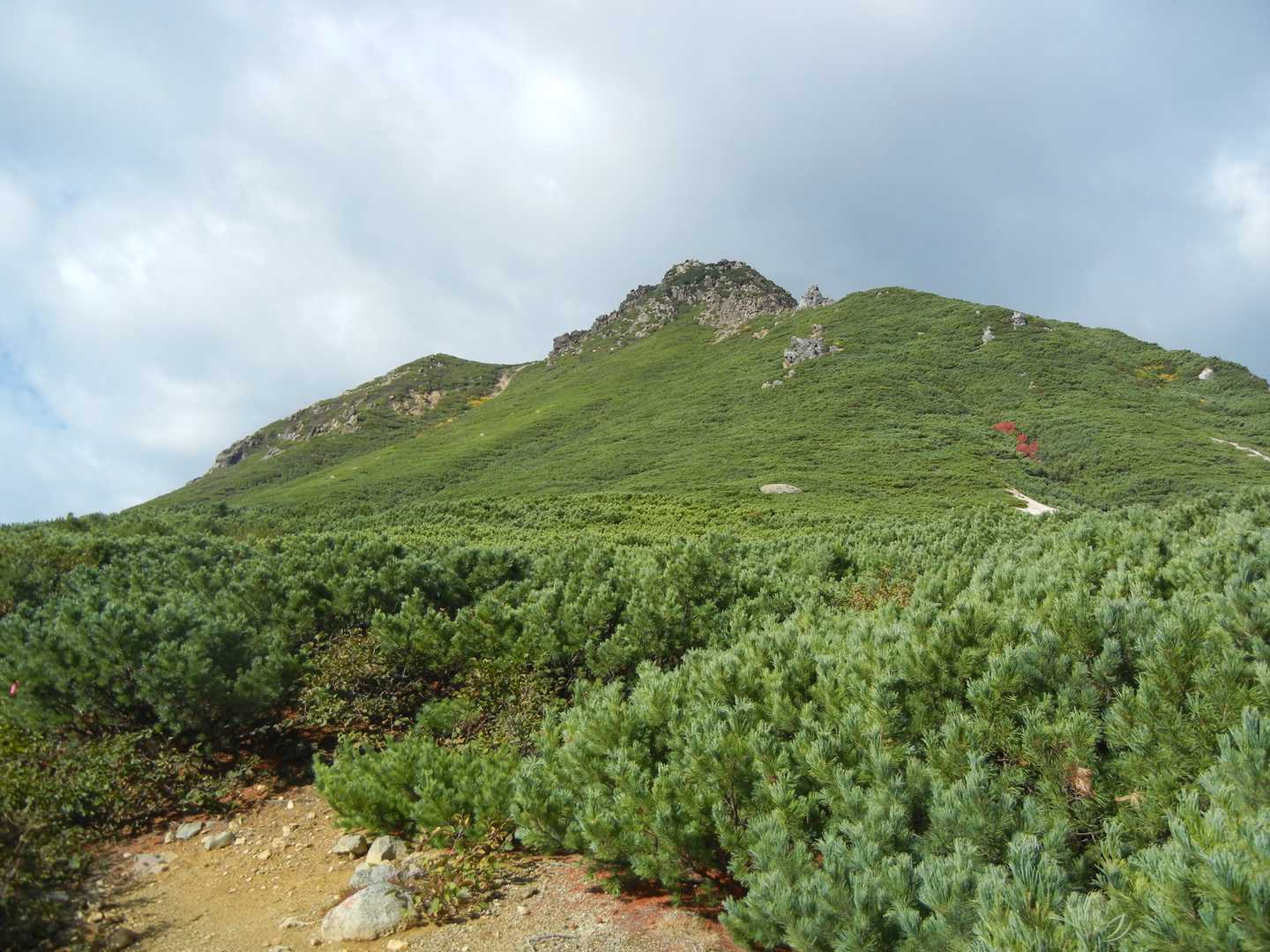 剣ヶ峰が近づきました。
