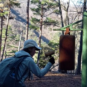 🔔幸せの鐘。同じような鐘を石楯山でも見たので来てみたかった