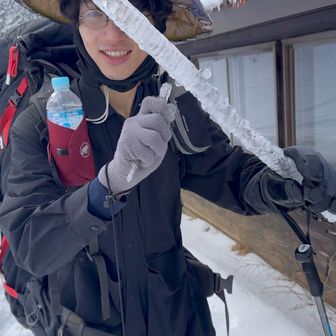 大きい氷柱の勝利！