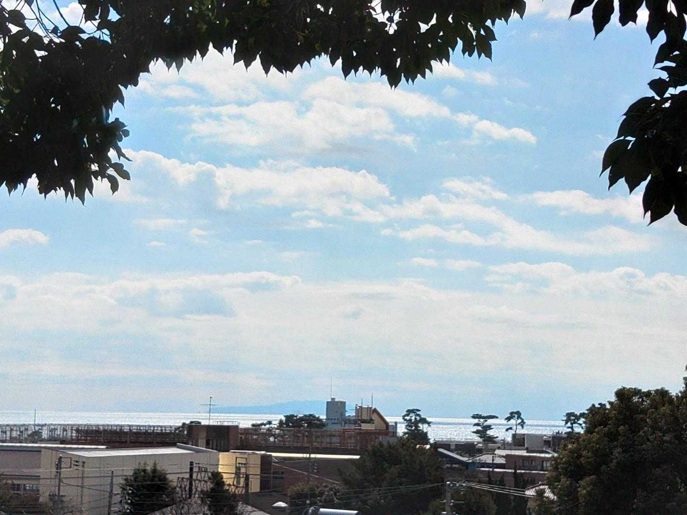少し登っただけで、良い気色🌊