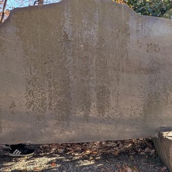 与謝野晶子　比企の渓
「槻の川　赤柄の傘を　さす松の　立ち竝（なら）びたる　山の　しののめ」 
与謝野晶子さんは最盛期には年間１００万人が訪れたとされる料理旅館「松月楼」に訪れたそうです。
今は跡地に展望台があるとのことで寄って頭が少々悪いので比企の渓の意味はわかりませんが勝手に思いを馳せてごはんを食べようと思いましたが人がごった返していて食べれる雰囲気ではなかったです😅