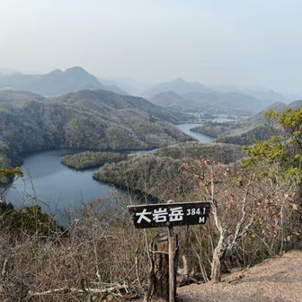 大岩ヶ岳山頂からの景色