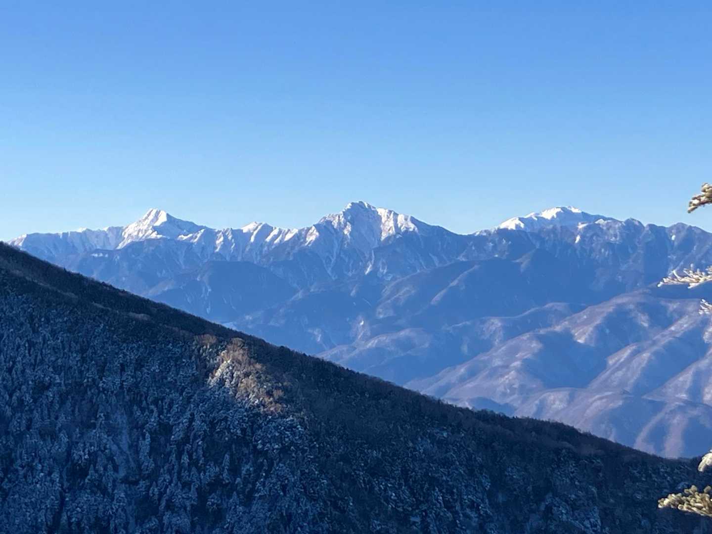 北岳、甲斐駒、仙丈
美しい😍
