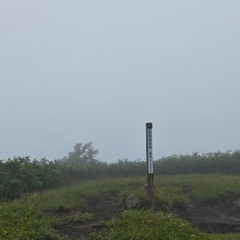 山頂ついて5分で雨降ってきた🥹