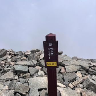 お久しぶりの笠ヶ岳☂️