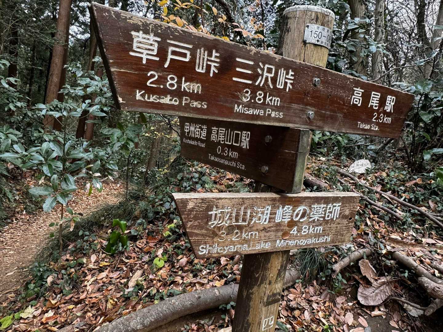 案内は至るところにあるので、
YAMAPの地図と
照らし合わせて
歩きます🚶‍♀️