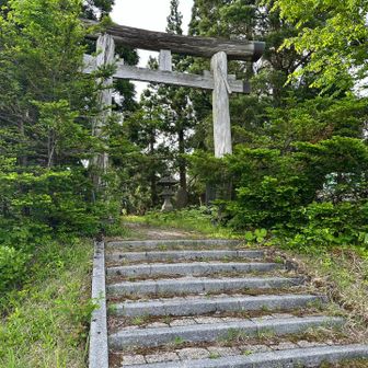 鳥居をくぐって