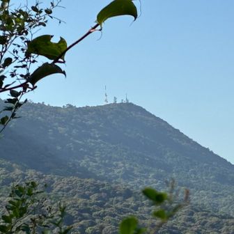 1座目の大麻山⛰️が見えます。