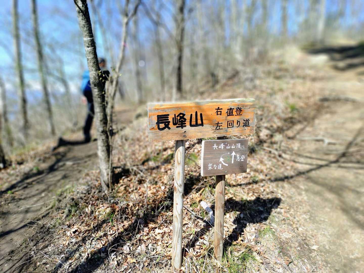直登と書いてあるけど普通の道！