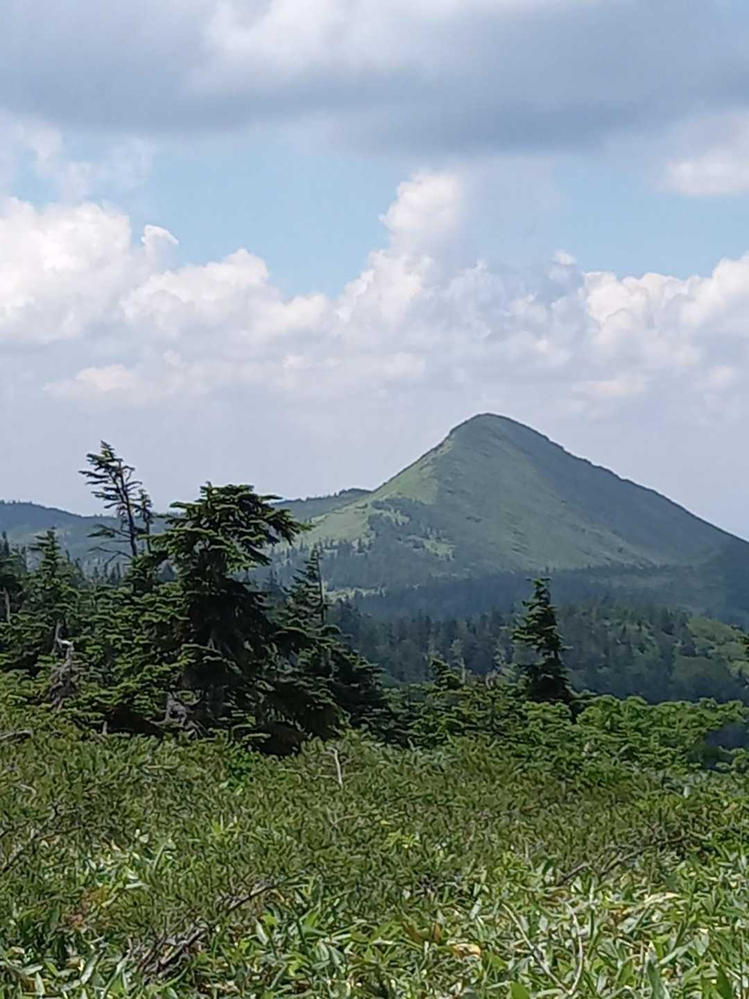 下山途中　笠ヶ岳