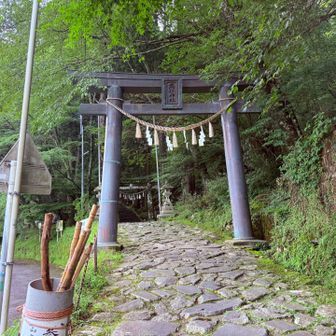 ここを上がると豊前坊