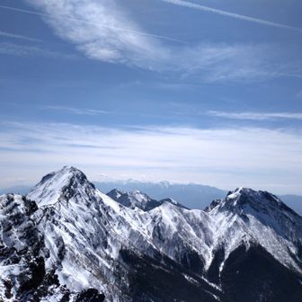 快晴無風の山頂🏔️
この景色、ひとり占め😍