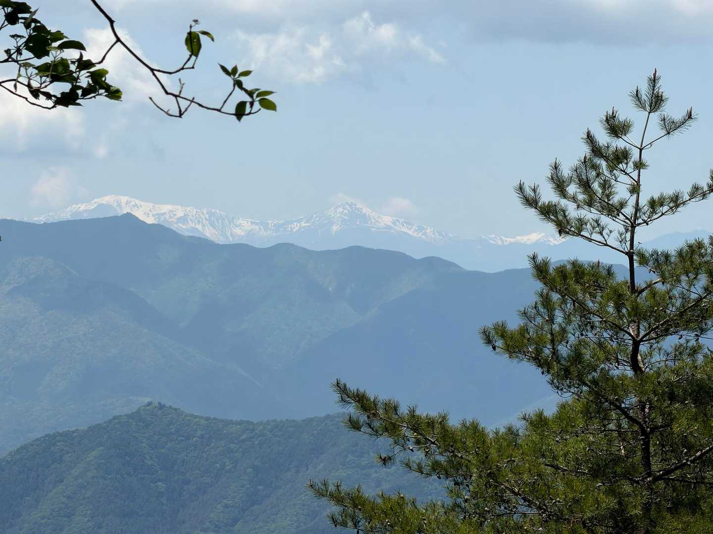 お！北岳、間ノ岳！