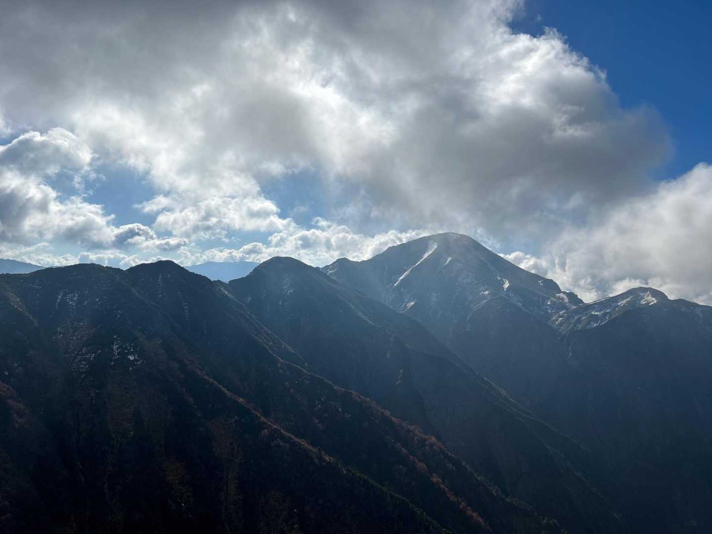 中ノ岳も見えてきました。