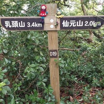 柱の下方に薄く　観音塚と書いてありました