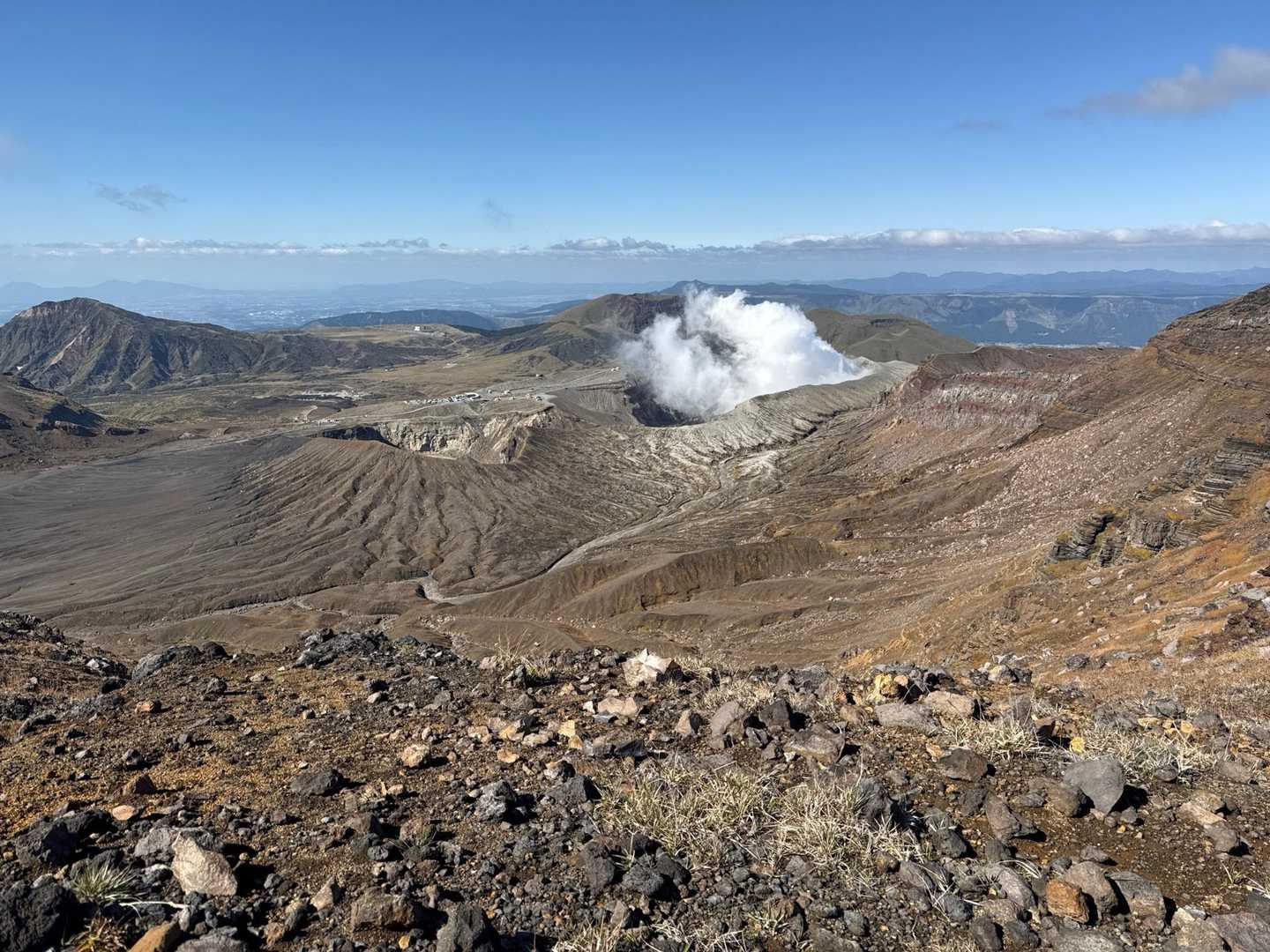 中岳-砂千里登山口 往復コースの写真