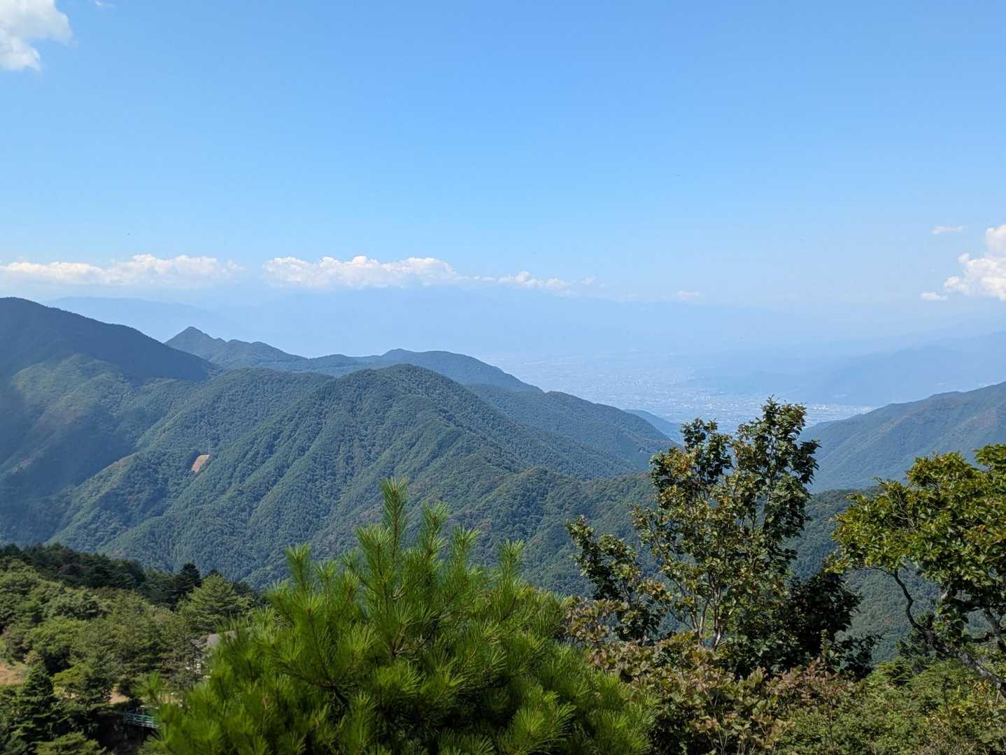 山頂からの眺め