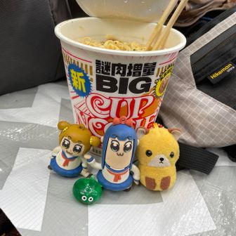 今日はカップ麺を食べるためにお湯を持ってきました。先週の鍋割山の鍋焼きうどんは美味しかったな。