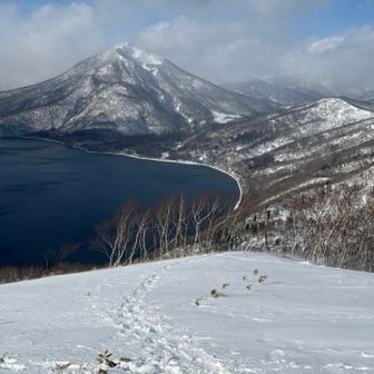 支笏湖💦と恵庭岳🏔️