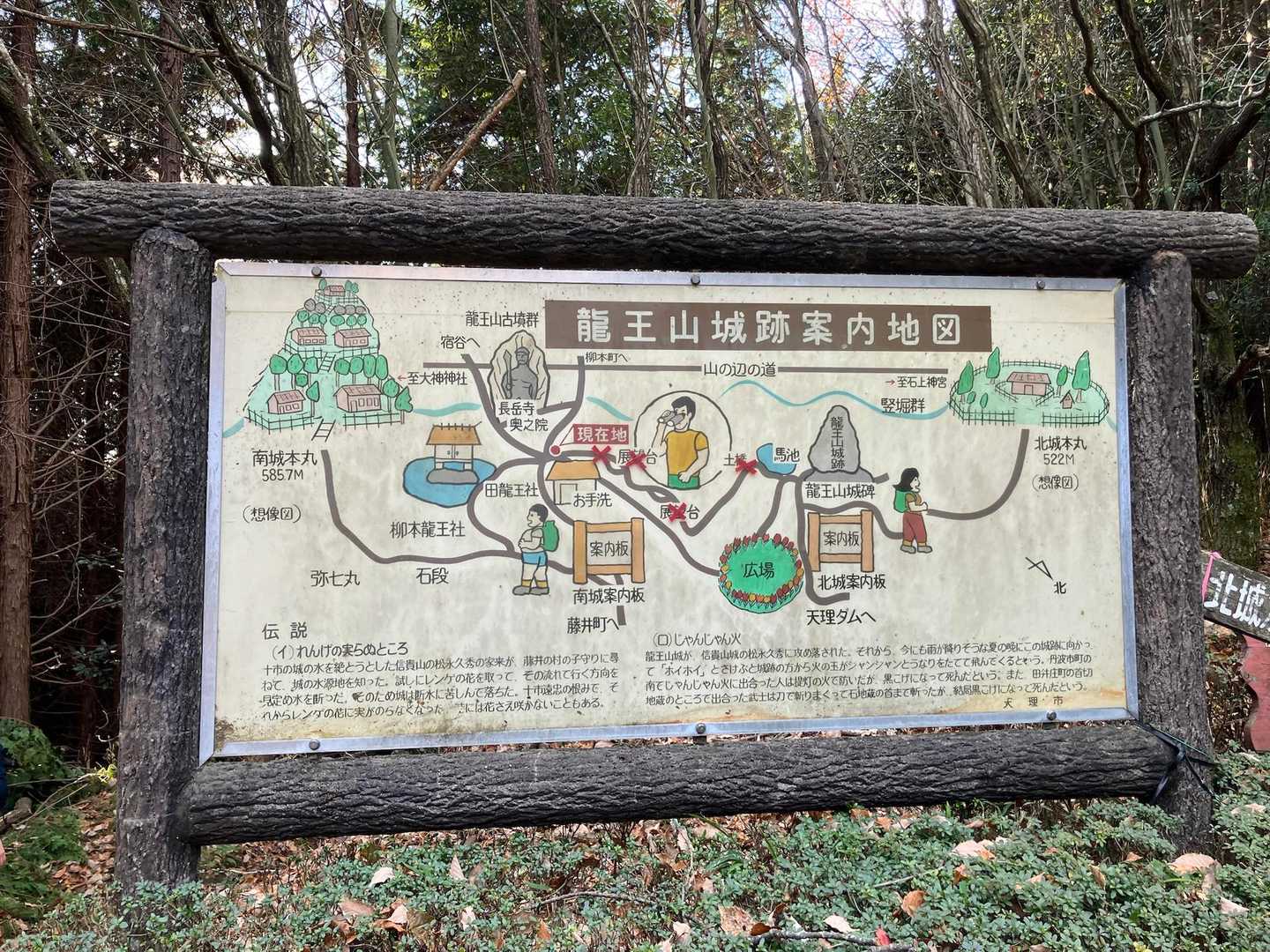 龍王山 往復コースの写真