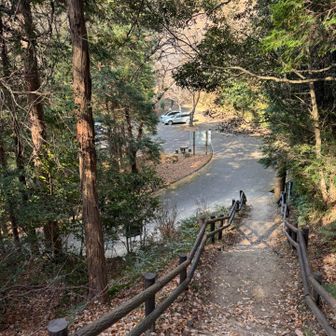 あっという間に駐車場まで到着しました😃