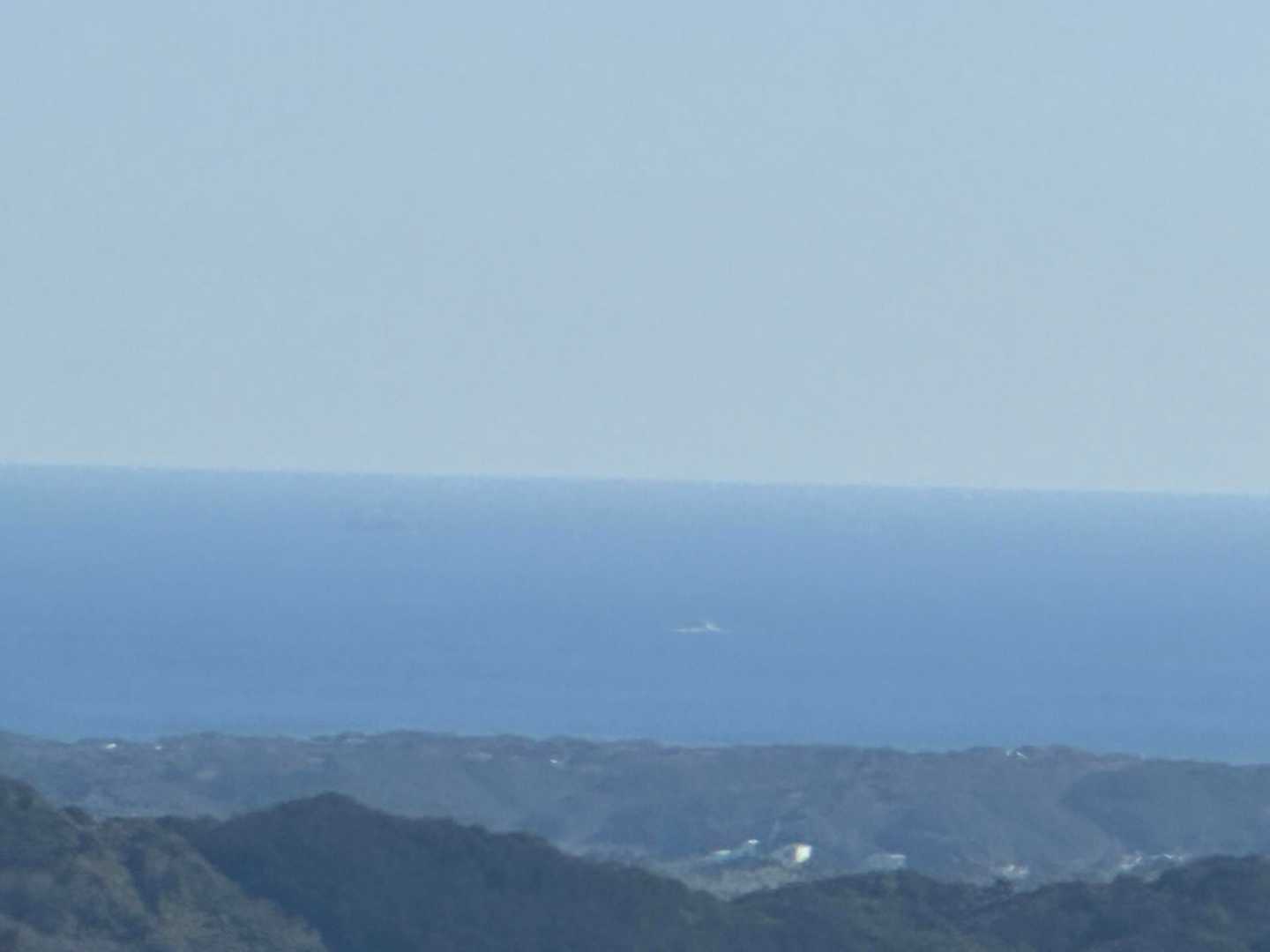 ズームして船🚢