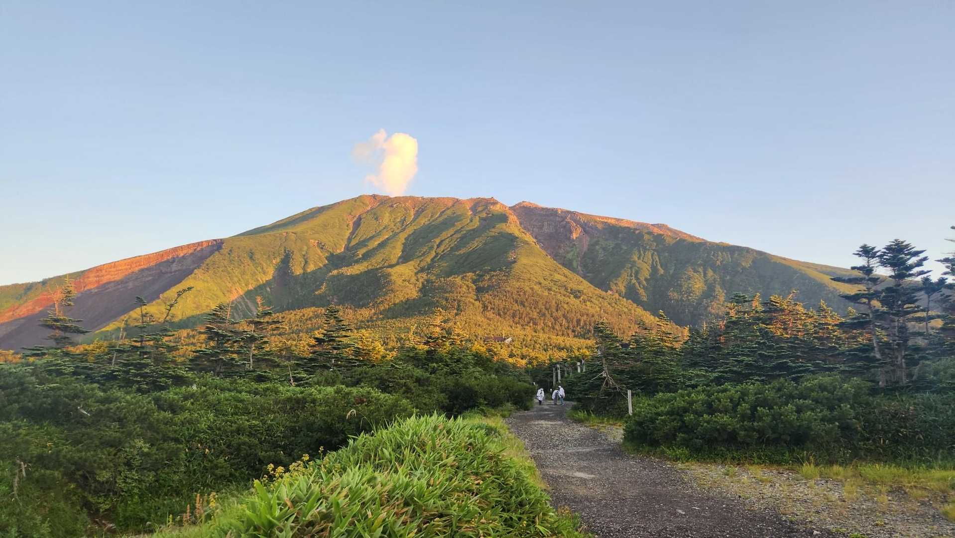田の原登山口-王滝頂上-御嶽山 往復コースの写真