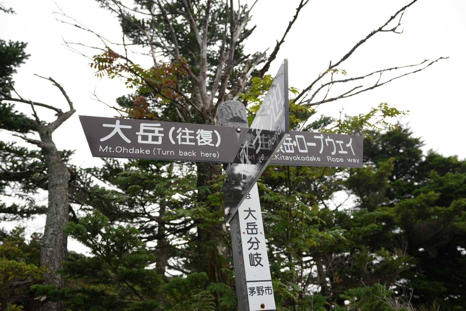大河原峠-蓼科山-北横岳-大岳-双子山 周回コースの写真