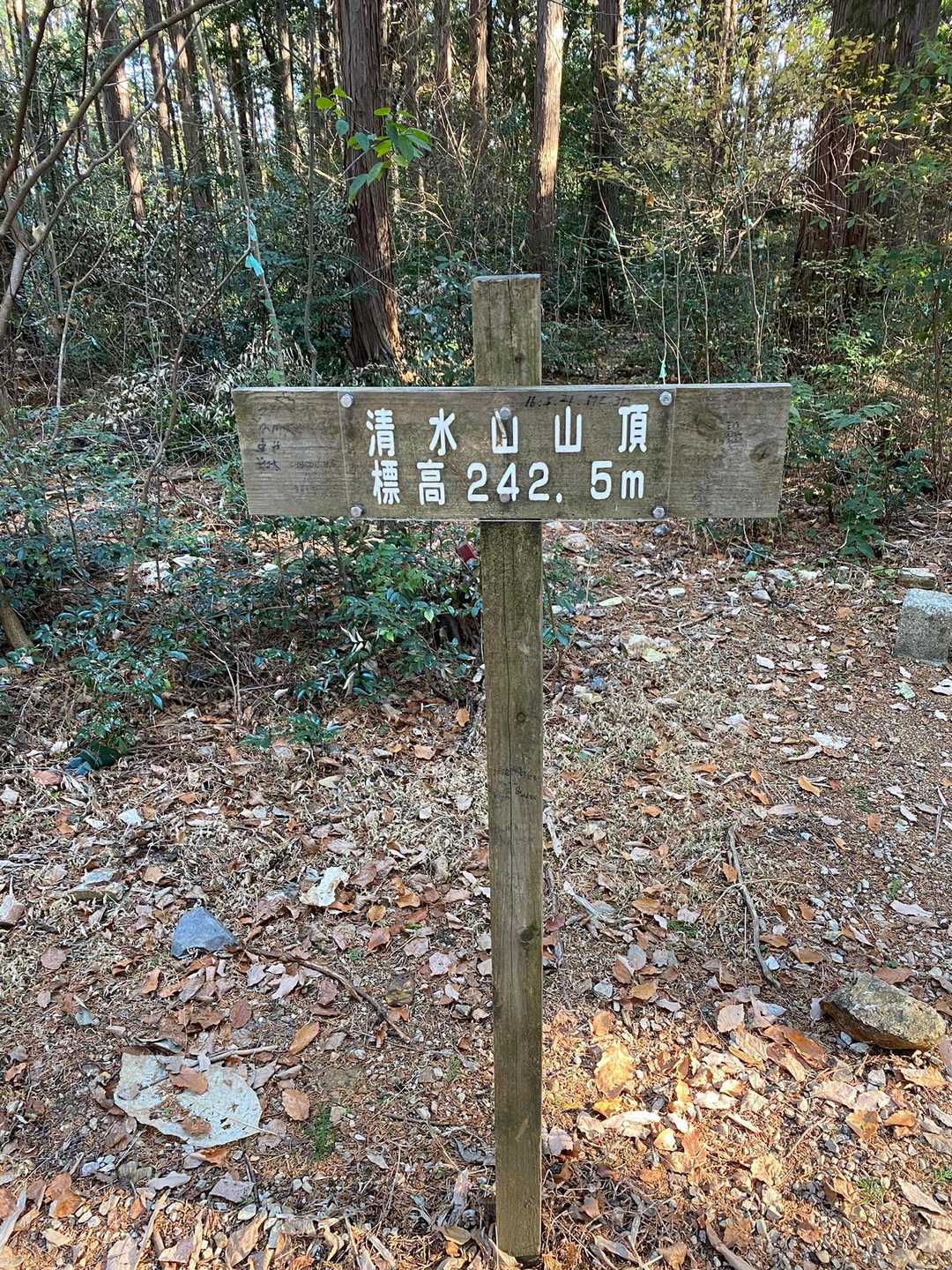 2座目清水山。こんな近かったかな。