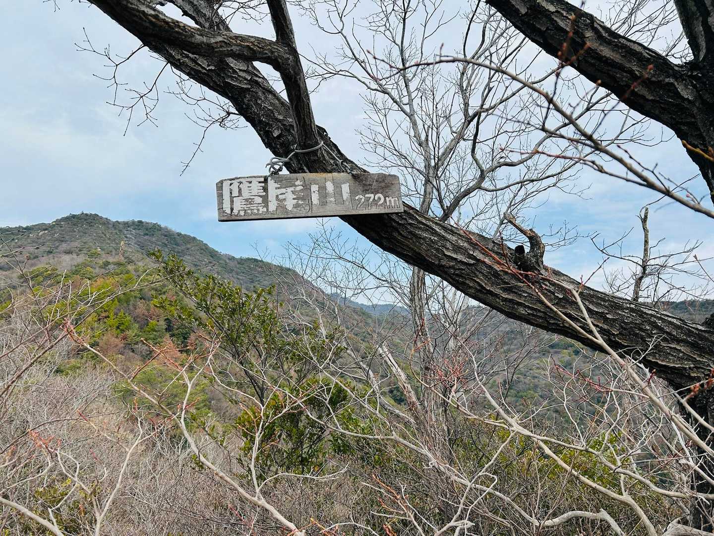 鷹尾山 標高272m