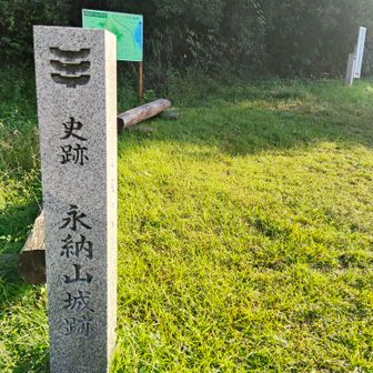 さて永納山城跡へ