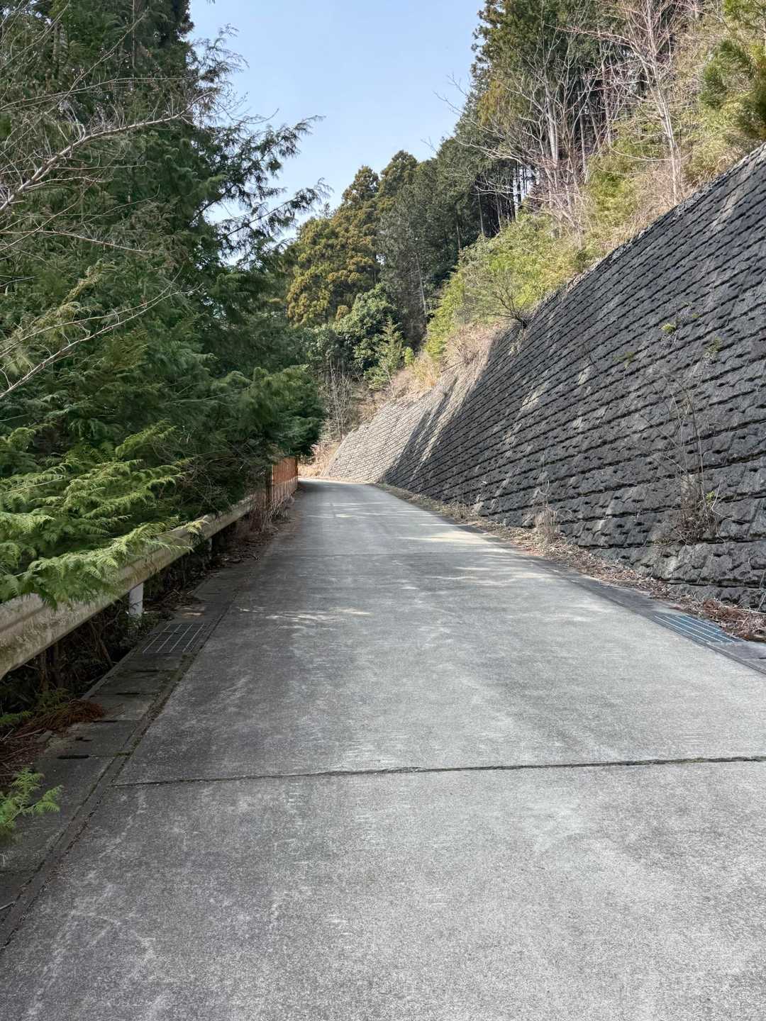 めっちゃ登り坂
