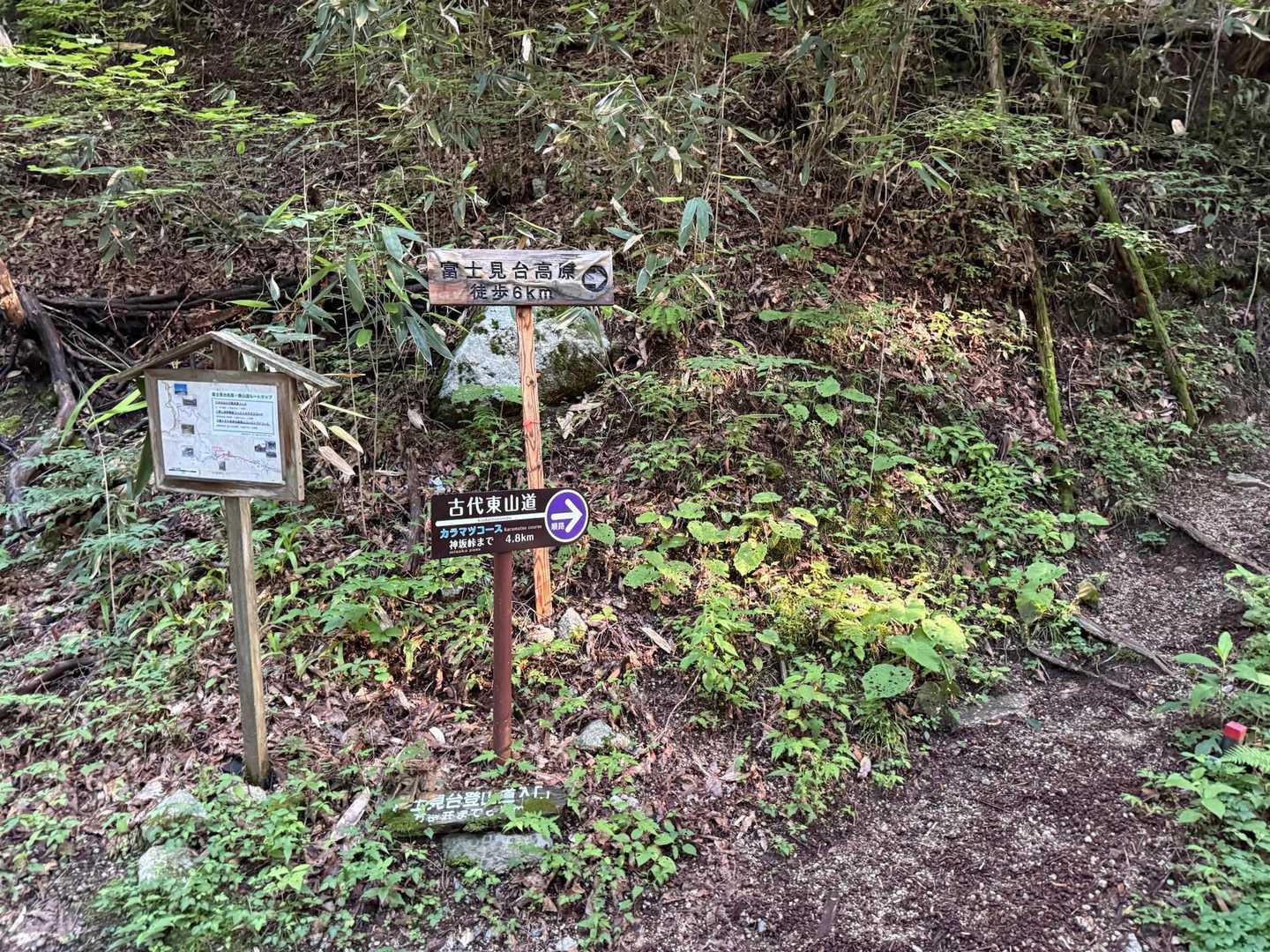 神坂神社登山口-富士見台 周回コースの写真