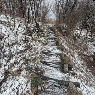登ってくとうっすら❄️