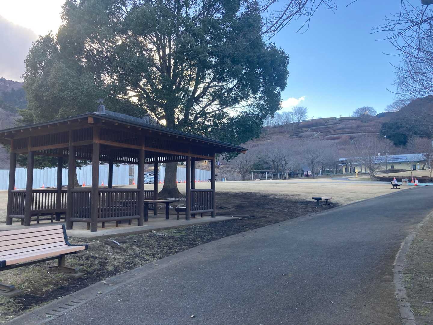 登り切った場所が、あいかわ公園