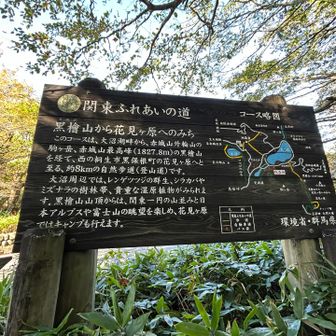 関東ふれあいの道としてとても整備されている