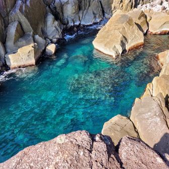 名残惜しいので、ランチ後も海の青を再び見に行く🟦