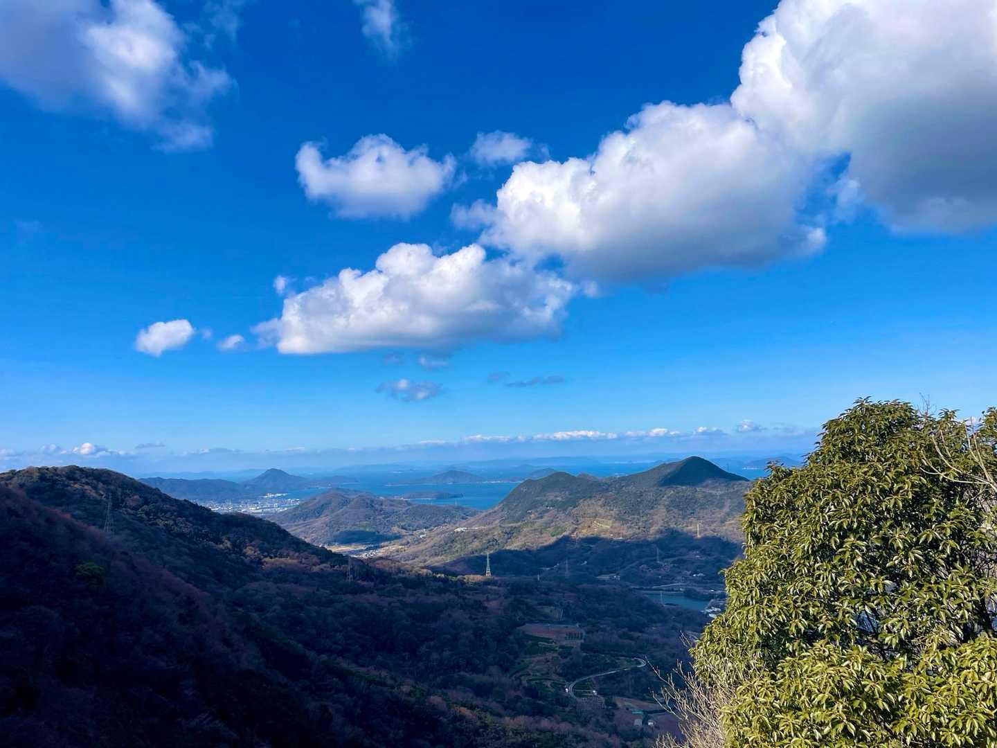 見える景色がコレだもん🙌　紫雲出山方面