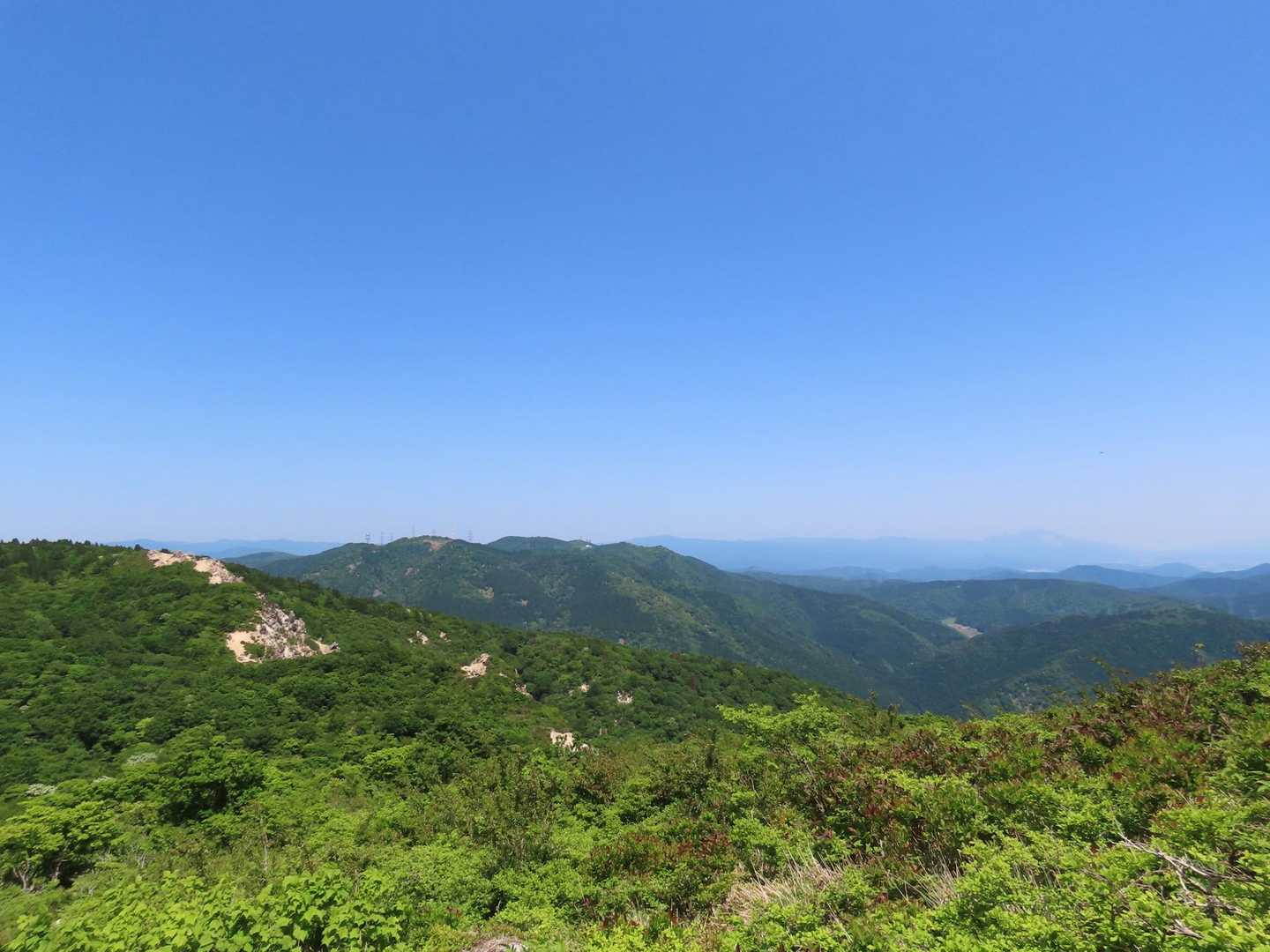 乗鞍岳-黒河峠-赤坂山-粟柄越-武奈の木平 縦走コースの写真