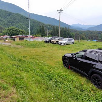 地蔵尾根からの登山口
旧駐車場は駐車禁止
新しい駐車場！
広くなってました