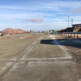 阿蘇山上ターミナル駐車場からスタート。