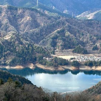 展望台からの宮ヶ瀬湖