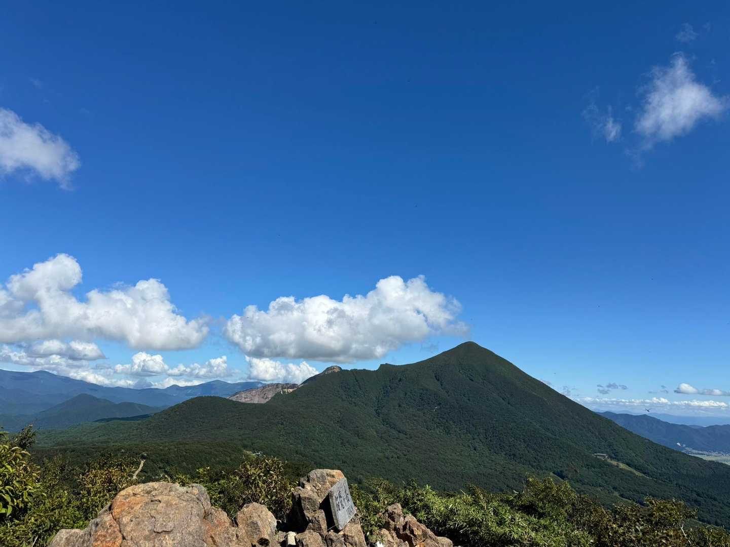 櫛が峰がちょっと見えた⛰️