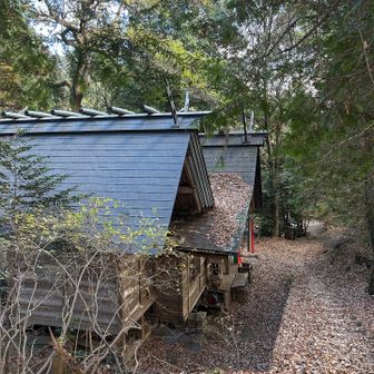神社⛩️まで降りて来ました。
