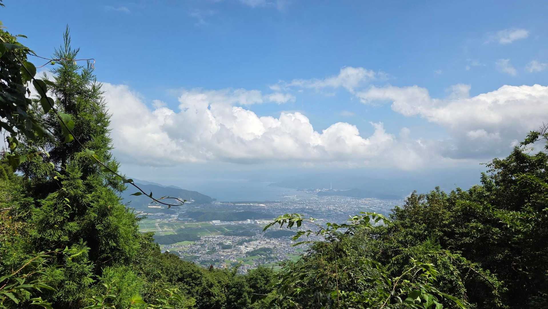 降りてきたらいい天気