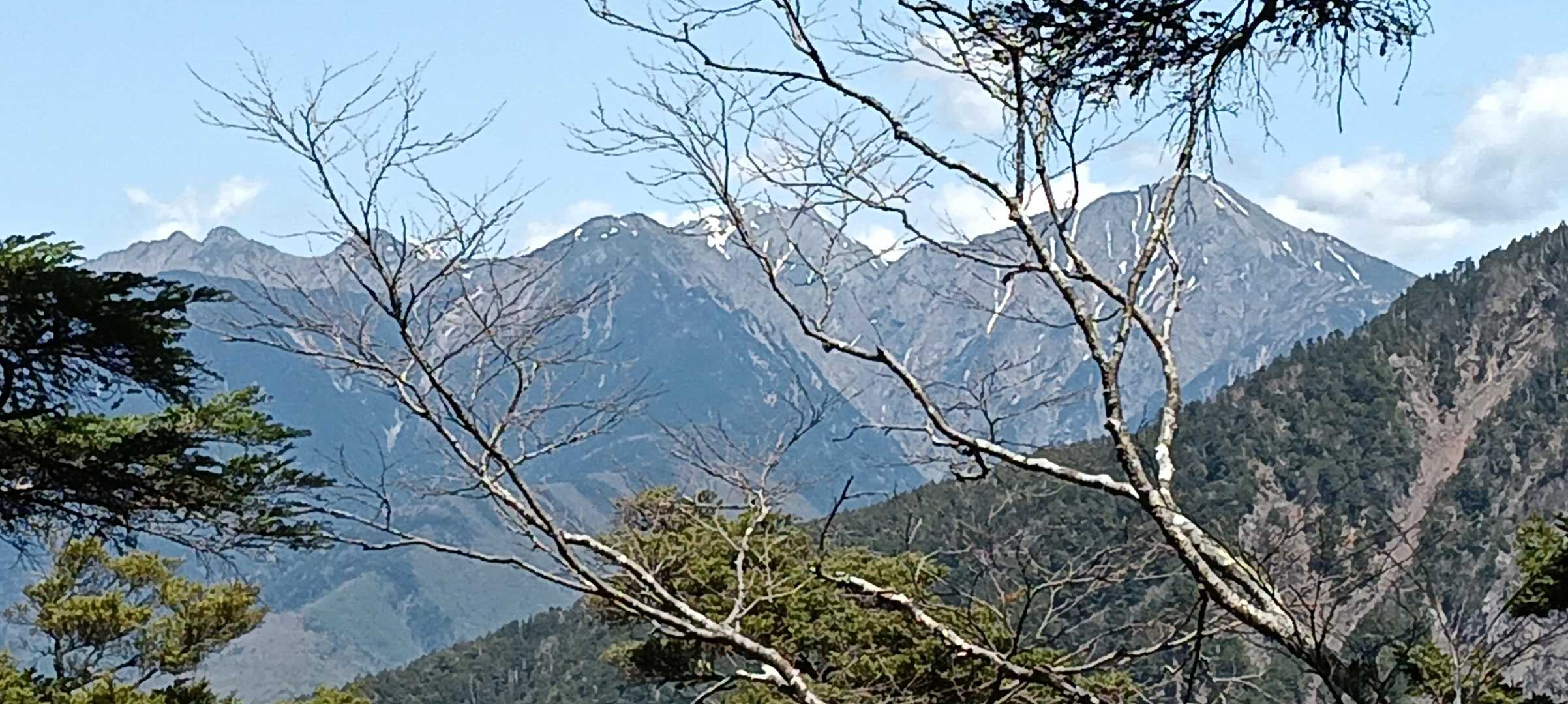 　兎岳　赤石岳　聖岳